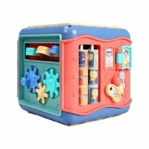 6-in-1 Montessori Activity Cube - Shape Learning Toy