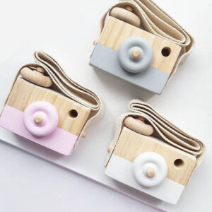 Wooden Baby Camera Toy - Pretend Play for Little Explorers